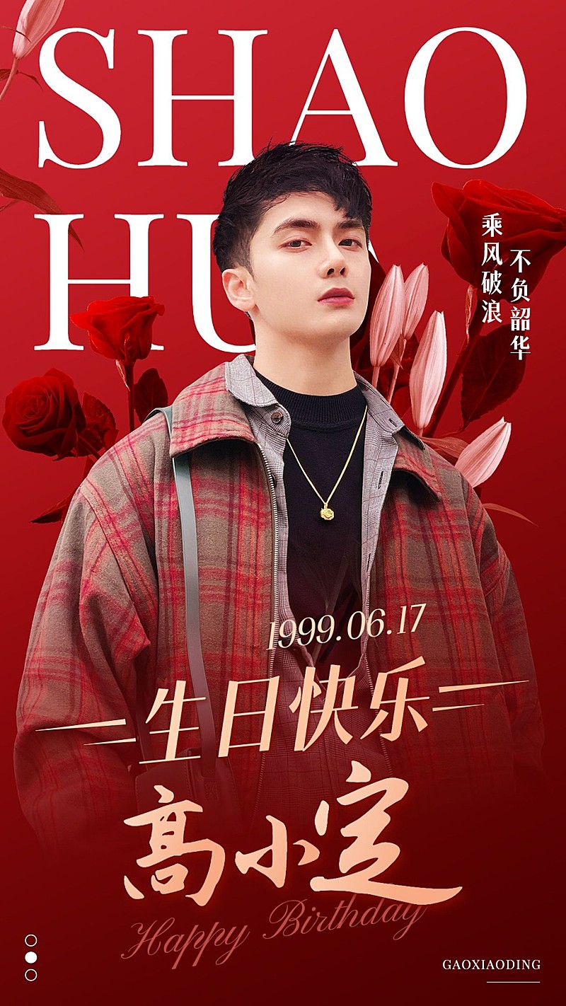 明星应援生日祝福丰巢投屏海报