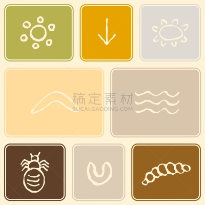 澳大利亚,四方连续纹样,土著风格,形状,式样,创造力,土著人,图像,重复