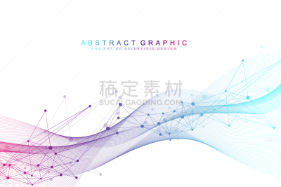 数字化显示,计算机网络,矢量,波形,全球通讯,绘画插图,抽象,神经系统,联系,流动