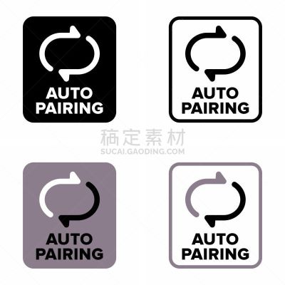 做计划,一对,信息符号,自动的,计算机,符号,汽车,图标集,行动
