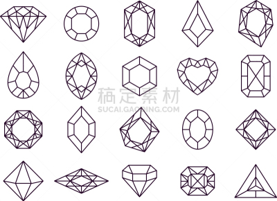华贵,宝石,钻石,计算机图标,华丽的,几何形状,婚礼,自然美,人造钻石