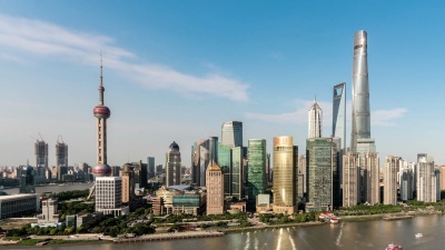 延时摄影上海天际线