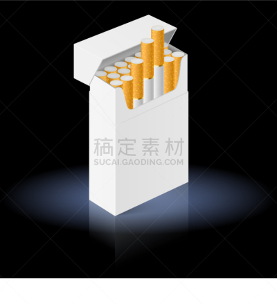 白色,分离着色,香烟,黑色背景,瘾君子,黑色,空白的,概念,生病