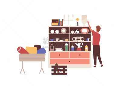 跳蚤市场,陶瓷制品,赛尔,商务,海石竹,餐具,古董,庭院摊市,户外,复古