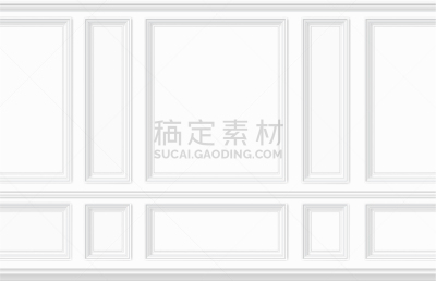 白色,木镶板,墙,华丽的,高雅,房屋,华贵,太空,塑造,装饰