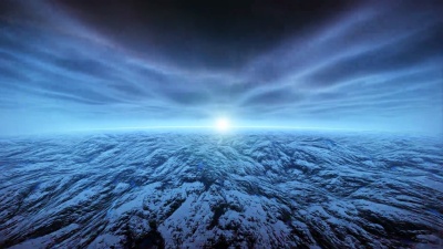 太空探索。海王星