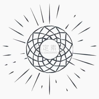 分离着色,图标,钻石,白色背景,形状,轮廓,黄金,闪亮的,复古