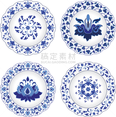华丽的,瓷器,盘子,传统,食品,人种,餐具,餐馆,布置,复古