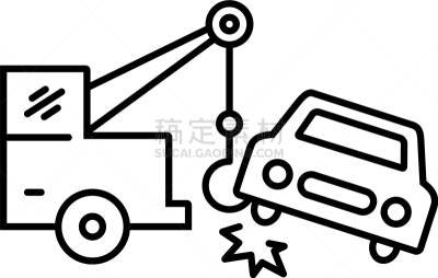 拖运卡车,形状,意外事件,图像,矢量,拖拽,品牌名称,标志,汽车故障,汽车