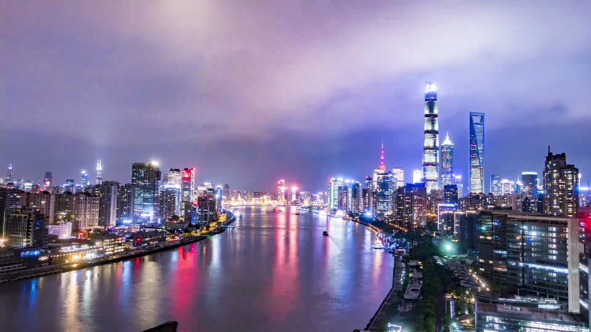 上海浦东延时摄影