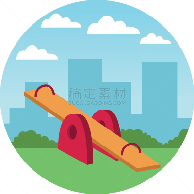 跷跷板,游戏,动画片,游乐场,可爱的,公园,学龄前儿童,小的,儿童,休闲