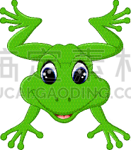 可爱的,青蛙,卡通,分离着色,宠物,鸡尾酒,自然,图像,嗄嗄声,性格