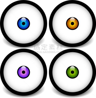 摆拍,眼球,数码图形,符号,球体,视力,圆形,透镜,剪影,凝视