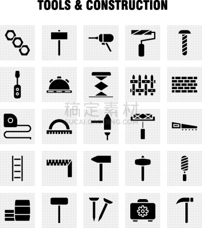 建筑业,符号,工具,稳定,图标,材料,砖,木制,纺织品,撞击