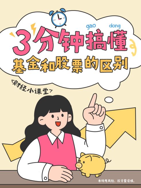 基金证券新手小白科普小红书封面预览效果