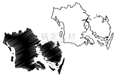 南,丹麦,国内著名景点,维厄勒,城市,欧登塞,剪影