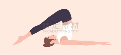 可爱的,梨式,女人,瑜伽,北斗七星,位置,运动,姿态,体操,姿态优美