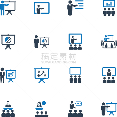 商务,颁奖典礼,计算机图标,商务研讨会,男商人,研究会,会议,矢量,标志,训练
