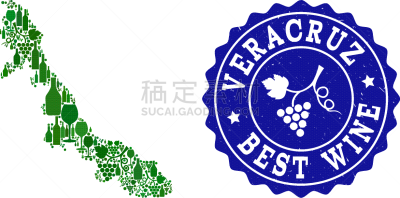 葡萄,抽象拼贴画,酒瓶,韦拉克鲁斯州,墨西哥,肮脏的,瓶子,奖,水印