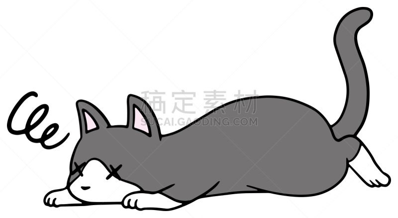 矢量,绘画插图,猫,惊骇,十二生肖,恐怖,简单,动物,宠物商店