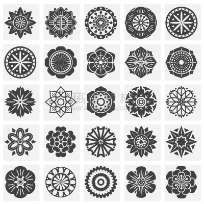 插画,动机,花纹,符号,背景,华丽的,摆拍,品牌名称,花,剪影