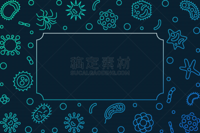 轮廓,微生物学,细菌,人,形状,圆形,材料,直的,有毒物质,生病