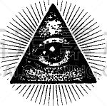 动物眼睛,理论设计标签,普罗维登斯,炼金术,概念,矢量,超自然,灵性
