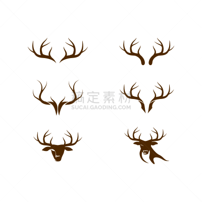 品牌名称,鹿角,绘画插图,鹿,商务,野生动物,肖像,哺乳纲,有角的,羚羊