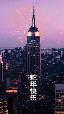 春节节日祝福现场竖版视频
