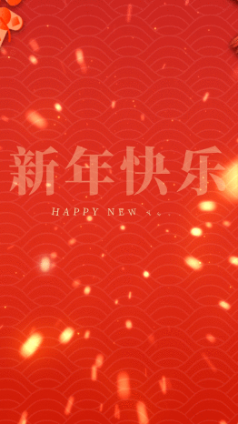 春节节日祝福现场竖版视频