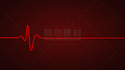 脉搏图,红色,图表,死的,成一排,活力,有序,健康保健,医疗诊断工具,符号