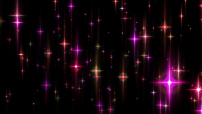 圣夜[循环]上的星星闪光