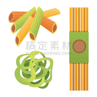 意大利面,分离着色,蝴蝶结通心粉,菜单,螺旋面,食品,意大利馄饨,米粒状面食,收集