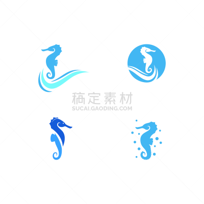 品牌名称,绘画插图,海马,矢量,海洋生命,野生动物,肖像,船,生物,动物