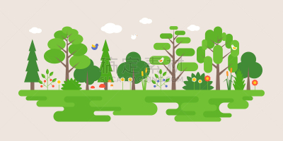自然,数据,森林,插画,天气,扁平化设计,分离着色,全景,鸟类,矢量