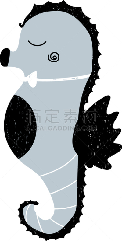 婴儿,海马,可爱的,野生动物,船,自然美,小的,动物,复古