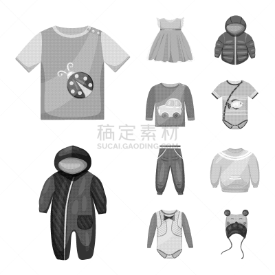 衣服,图标,纺织品,毛衣,灰色,莫诺湖,小的,儿童,夏天,连衣裙