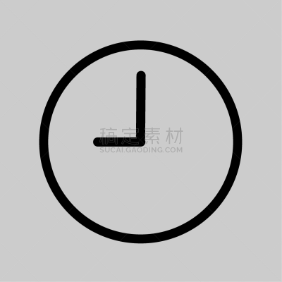 钟,计算机图标,白色背景,矢量,表,设计元素,分离着色,平坦的,商务,行动