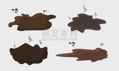水坑,湿,咖啡,透明,点状,计算机图标,图像,水滴,玷污的,巧克力