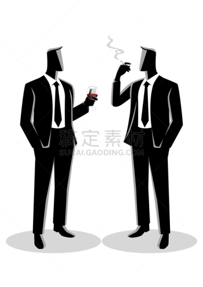 男商人,专业人员,男人,白色,黑色,概念,性格,说话,劝说,闲谈