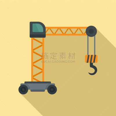 图标,起重机,扁平化设计,商务,粉饼,柴油机,绳子,汽车,桨叉架船,伸手