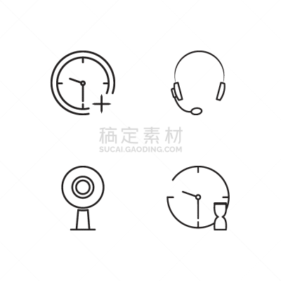 商务,轮廓,计算机图标,极简构图,计算机,过去,倒计时,布置,监视,流动