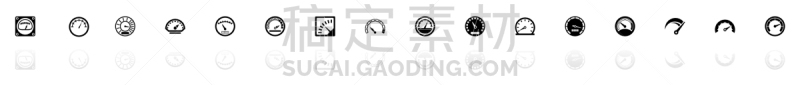 速度计,计算机图标,平坦的,计量器,压力,制造机器,测量工具,效率,收集,联系