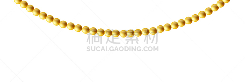 黄金,矢量,模板,项链,球体,绘画插图,分离着色,商务,联系,写实