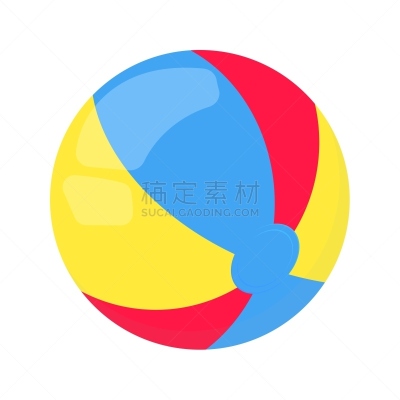 绘画插图,玩具,夏天,计算机图标,矢量,海滩充气球,标志,游戏,分离着色,度假