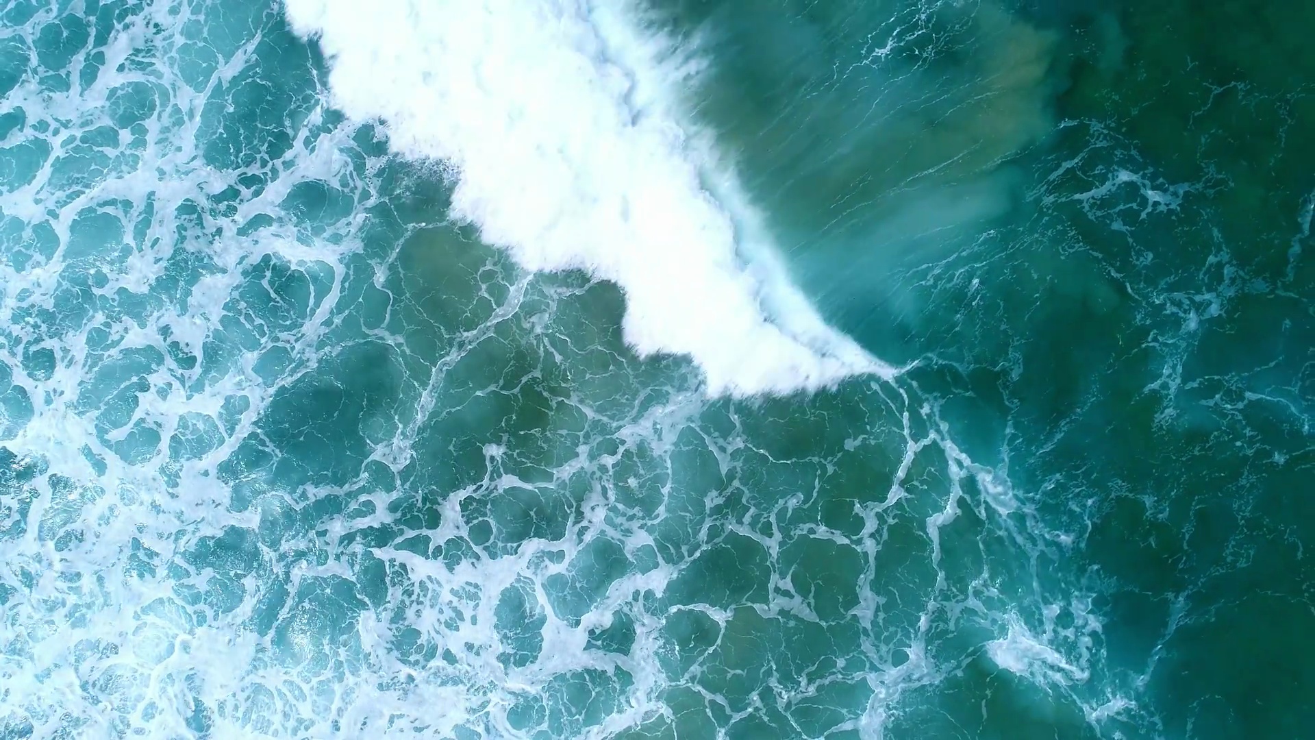 海浪鸟瞰