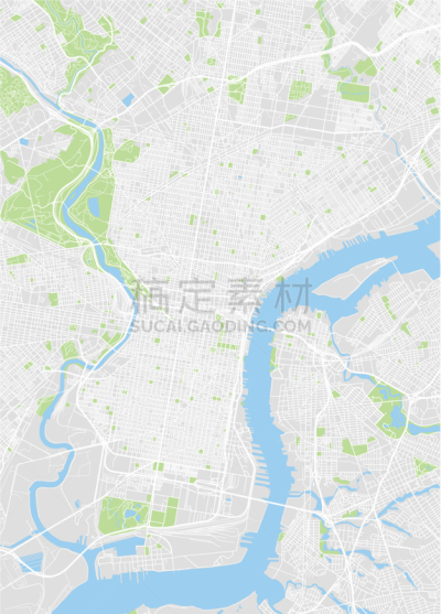 费城,宾夕法尼亚,林荫路,公园,河流,街道图,建筑结构,美因河,剪影