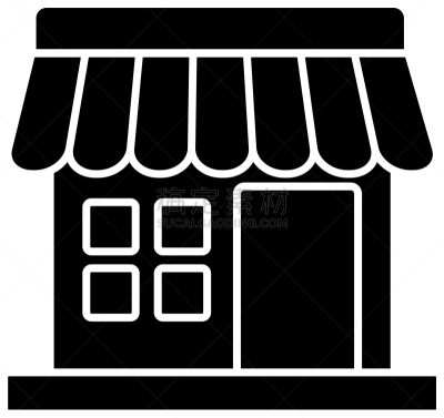图像,商店,图标,商务,业主,商务人士,建筑外部,外立面,清新,概念