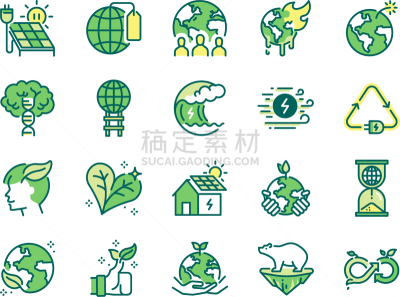 图标集,环境,能源,商品,循环利用,计算机图标,回收再利用,替代能源,绿色,金毛拉布拉多猎犬