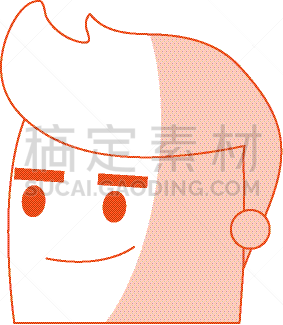 红色,男人,图像,侧面视角,人的脸部,卡通,脸颊,肖像,眉毛,剪影